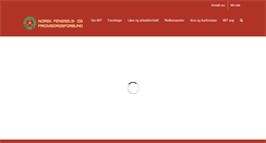 Desktop Screenshot of fengselogfriomsorg.no